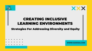 Creating Inclusive Learning Environments