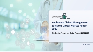 Healthcare Claims Management Solutions Market Size Updated Report [2023-2032]