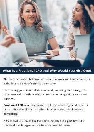 What Is a Fractional CFO and Why Would You Hire One?