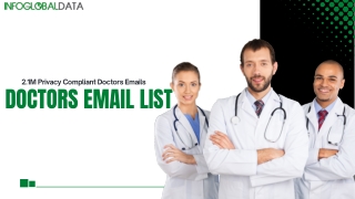 Target Medical Professionals with Our High-Quality Doctors Email List