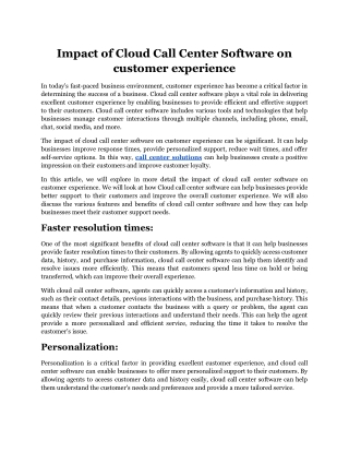 Impact of Call Center Software on customer experience.docx