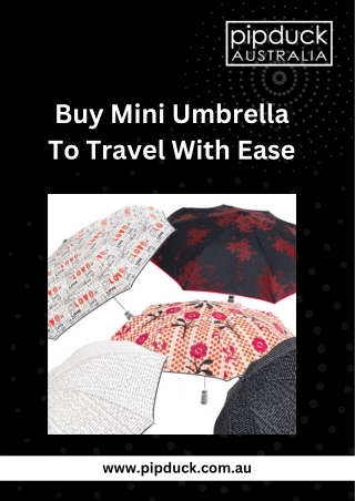 Buy Mini Umbrella To Travel With Ease