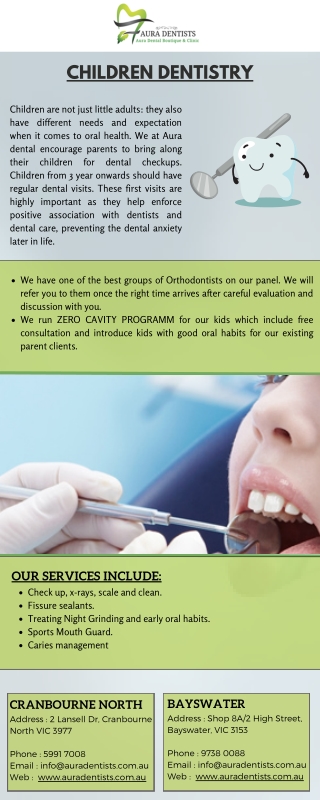 Renowned Children Dentist in Cranbourne