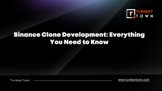 Binance Clone Development Everything You Need to Know