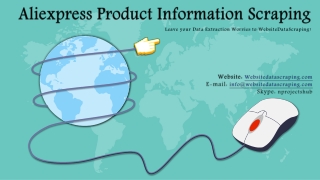 Aliexpress Product Information Scraping