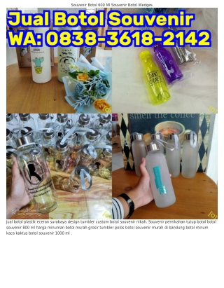 0838-3Ϭl8-2lԿ2 (WA) Botol Souvenir Pengantin Tumbler Stainless Terbaik