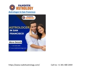 World Best Astrologer in San Francisco - nadishastrology