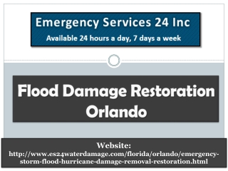 Flood Damage Restoration Orlando