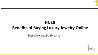 Benefits of Buying Luxury Jewelry Online