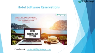 Hotel Software Reservations