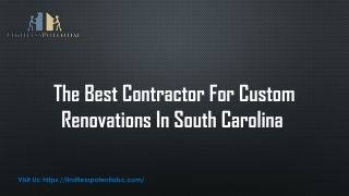 The Best Contractor For Custom Renovations