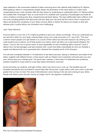 Altoona Tattoo Removal