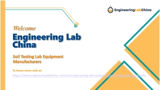Soil Testing Lab Equipment Manufacturers in China