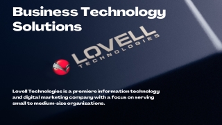 Business Technology Solutions