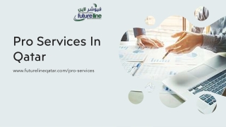 pro services in qatar