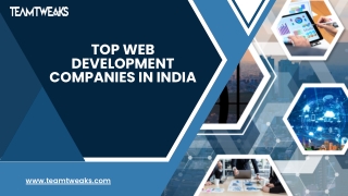 Top Web Development Companies in India