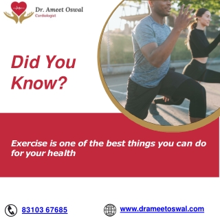 Tips for Cardiovascular Fitness, Best Cardiologist in Basavanagudi  Dr. Ameet Oswal