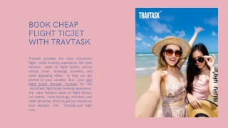 How To Book Cheap Flight Ticket With Travtask