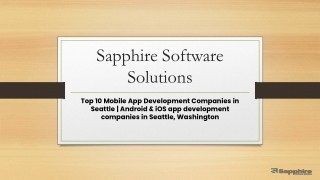 Top 10 Mobile App Development Companies in Seattle