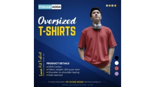 Stylish Oversized T Shirt – Punjabi Adda