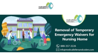 Removal of Temporary Emergency Waivers for Nursing Home