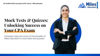 Acing the CPA Exam With Mock Tests & Quizzes