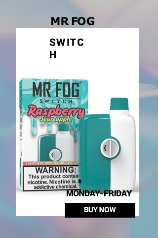 MR Fog Switch | 5500 Puffs | 15ML | $15.99