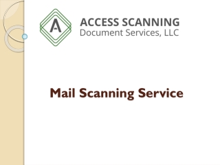 Mail Scanning Service