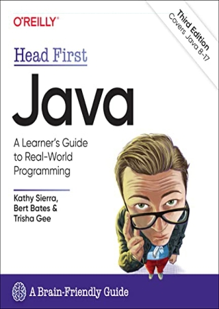 DOWNLOAD/PDF  Head First Java: A Brain-Friendly Guide