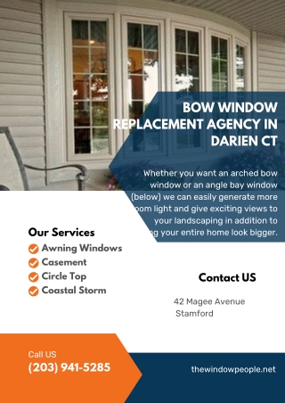 Bow Window Replacement Agency in Darien CT