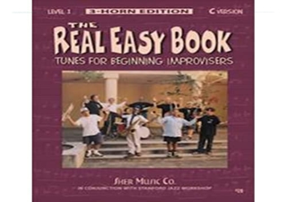 PDF The Real Easy Book, Level 1: Tunes for Beginning Improvisers (3-horn edition