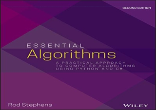 download Essential Algorithms: A Practical Approach to Computer Algorithms Using