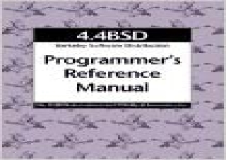 download 4.4BSD Programmer's Reference Manual (Prm) ipad