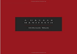 [READ PDF] A Hacker Manifesto android
