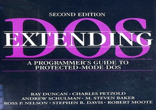 [DOWNLOAD PDF] Extending DOS: A Programmer's Guide to Protected-Mode DOS android