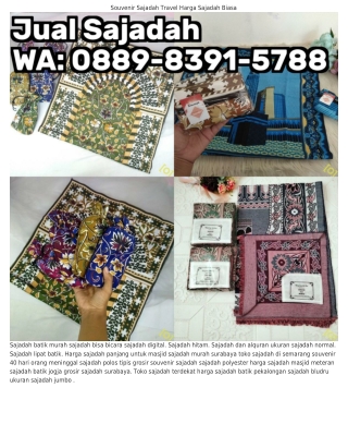 Ô889•8౩91•5788 (WA) Harga Sajadah Muka Harga Sajadah Kecil Untuk Souvenir