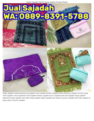 ౦88ᑫ~8Зᑫl~5ᜪ88 (WA) Sajadah Batik Kediri Harga Sajadah Sholat