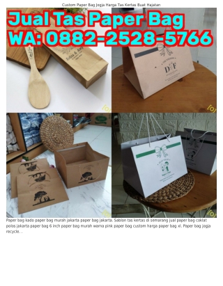 Ô88ᒿ.ᒿ5ᒿ8.57ϬϬ (WA) Harga Paper Bag Untuk Souvenir Tas Kertas Murah Walimah