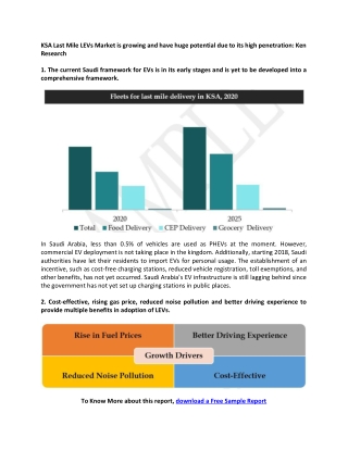 KSA Last Mile LEVs Market - Ken Research