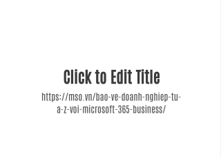 Email doanh nghiệp MSO