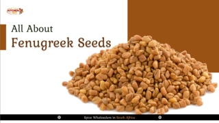 All About Fenugreek Seeds - Spice Wholesalers in South Africa - Kitchenhutt Spices