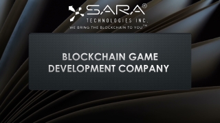 Blockchain Game Development Company