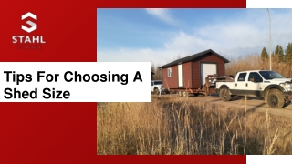 March Slide- Tips For Choosing A Shed Size