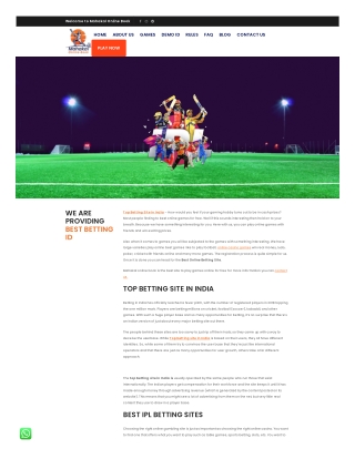 Best betting site India