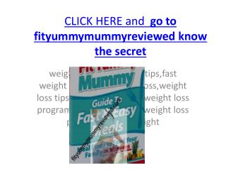 weight loss during pregnancy the best service Fit Yummy Mumm