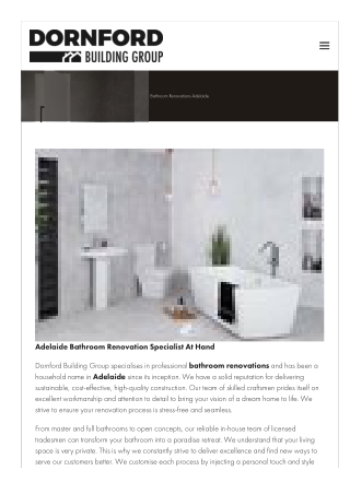 Bathroom Renovations Adelaide