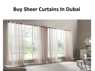 Sheer Curtains_Curtaindubai.ae