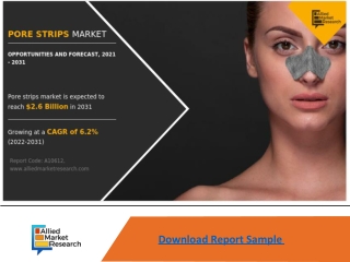 Pore Strips Market is projected to reach $2.6 billion by 2031, growing at a CAGR