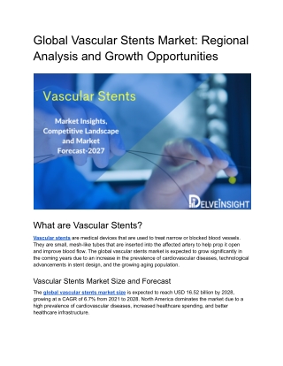 Vascular Stents Market - Off Page