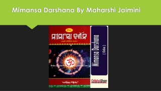 Mimansa Darshana